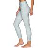 imageRBX Active Womens Ultra Hold 78 Ankle Full Length Printed Running Yoga LeggingBlue Brushed Weave