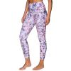 imageRBX Active Womens Ultra Hold 78 Ankle Full Length Printed Running Yoga LeggingDitsy Floral Multi