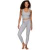 imageRBX Active Womens Ultra Hold 78 Ankle Full Length Printed Running Yoga LeggingNeutral Snakeskin