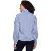 imageRBX Active Womens Ultra Soft Quilted Cowl Neck Pullover SweatshirtCable Light Blue