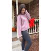 imageRBX Active Womens Ultra Soft Quilted Cowl Neck Pullover SweatshirtCable Oatmeal
