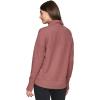 imageRBX Active Womens Ultra Soft Quilted Cowl Neck Pullover SweatshirtJacquard Desert Coral