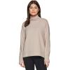 imageRBX Active Womens Ultra Soft Quilted Cowl Neck Pullover SweatshirtJacquard Sand