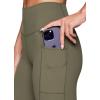 imageRBX Active Womens Ultra Soft Solid Workout Running Yoga Leggings with Pockets78 Olive Thyme