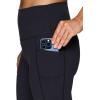 imageRBX Active Womens Ultra Soft Solid Workout Running Yoga Leggings with PocketsBlack F22