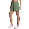 imageRBX Active Womens Walking Shorts Stretch Woven Quick Drying Workout Hiking Short with Pockets with Plus Sizes6inch Basil Green