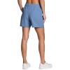 imageRBX Active Womens Walking Shorts Stretch Woven Quick Drying Workout Hiking Short with Pockets with Plus Sizes6inch Moonlight Blue
