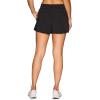 imageRBX Active Womens Workout Running Shorts with Attached Bike ShortBlack