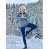 imageRBX FleeceLined Leggings for Women Yoga Pants with Pockets Gym Pants for Cold Weather FullLength Leggings for Running YogaF20 Navy Blue