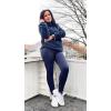 imageRBX FleeceLined Leggings for Women Yoga Pants with Pockets Gym Pants for Cold Weather FullLength Leggings for Running YogaF20 Navy Blue