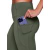 imageRBX FleeceLined Leggings for Women Yoga Pants with Pockets Gym Pants for Cold Weather FullLength Leggings for Running YogaThyme Green
