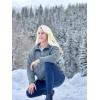 imageRBX FleeceLined Leggings for Women Yoga Pants with Pockets Gym Pants for Cold Weather FullLength Leggings for Running YogaThyme Green