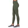 imageRBX FleeceLined Leggings for Women Yoga Pants with Pockets Gym Pants for Cold Weather FullLength Leggings for Running YogaThyme Green