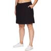 imageRBX Plus Size Longer Length Skort for Women Quick Drying Woven Pickleball Golf Skort with Pockets for Tennis Hiking RunningLong Black