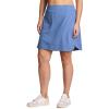 imageRBX Plus Size Longer Length Skort for Women Quick Drying Woven Pickleball Golf Skort with Pockets for Tennis Hiking RunningMoonlight Blue