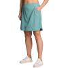 imageRBX Plus Size Longer Length Skort for Women Quick Drying Woven Pickleball Golf Skort with Pockets for Tennis Hiking RunningSea Glass