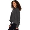 imageRBX Womens Cropped Lightweight French Terry Cardigan Yoga Sweater With Pockets