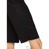 imageRBX Womens Plus Size Ankle Pant with Pockets Lightweight Quick Drying Woven Weekend PantsRibbed Side Black