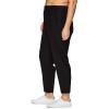 imageRBX Womens Plus Size Ankle Pant with Pockets Lightweight Quick Drying Woven Weekend PantsRibbed Side Black