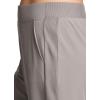 imageRBX Womens Plus Size Ankle Pant with Pockets Lightweight Quick Drying Woven Weekend PantsRibbed Side Driftwood