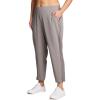imageRBX Womens Plus Size Ankle Pant with Pockets Lightweight Quick Drying Woven Weekend PantsRibbed Side Driftwood