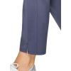 imageRBX Womens Plus Size Ankle Pant with Pockets Lightweight Quick Drying Woven Weekend PantsRibbed Side Smoke Blue
