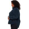 imageRBX Womens Plus Size Faux Fur Sherpa Sweatshirt Mock 14 Zip Sweater For Women