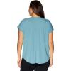 imageRBX Womens Plus Size VNeck Soft Jersey Everyday Yoga TShirt Tunic S21 Teal 2X
