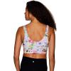imageRBX Womens Yoga Gym Bra Athletic Fashion Lounge MediumLow Impact Sports BraFlower Power