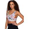 imageRBX Womens Yoga Gym Bra Athletic Fashion Lounge MediumLow Impact Sports BraFlower Power