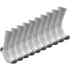 imageRBX Active Mens Crew Socks Multipack Athletic Peformance XDri Quick Dry Cushioned High Crew Socks 10Pack White Combo 1013