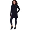 imageRBX Active Womens 14 Zip Fleece Tunic Sweatshirt Dress Mock Neck Sweater Dress with PocketsBlack Mock