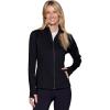 imageRBX Active Womens Athletic Breathable Lightweight Zip Up Running Jacket with PocketsBlackzip Pocket