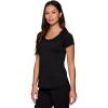 imageRBX Active Womens Athletic Quick Dry Space Dye Short Sleeve Yoga TShirtS21 Peached Black