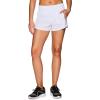 imageRBX Active Womens Athletic Relaxed Fit Quick Dry Stretch Woven Running Short with Inner Attached Brief and PocketsCrossover White