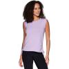 imageRBX Active Womens Fashion Basics Regular Length Super Soft Flowy Yoga Tank TopShirred Lilac