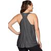 imageRBX Active Womens Plus Size Sleeveless Relaxed Fashion Workout Yoga Tank TopS21 Charcoal