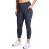 imageRBX Active Womens Plus Size Stretch AnkleFull Length Workout Running Gym Yoga LeggingsVintage Navy