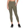 imageRBX Active Womens Ultra Soft Solid Workout Running Yoga Leggings with Pockets78 Olive Thyme