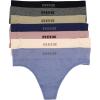 imageRBX Womens Thongs 7Pack Breathable Seamless Thongs Stretchy Athletic Thong Panties Multipack Thong Underwear for Women