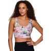 imageRBX Womens Yoga Gym Bra Athletic Fashion Lounge MediumLow Impact Sports BraFlower Power