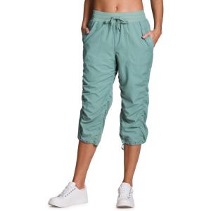 imageRBX Active Capri Pants for Women Joggers Stretch Lightweight Womens Casual Pant Capri with DrawstringSea Glass