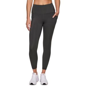 imageRBX Active High Waisted Squat Proof Ankle Length Leggings for Women 78 Yoga Leggings with Pockets78 Slate Grey