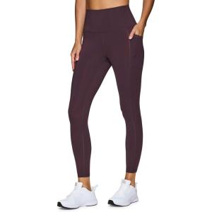 imageRBX Active High Waisted Squat Proof Ankle Length Leggings for Women 78 Yoga Leggings with PocketsPlum Perfect