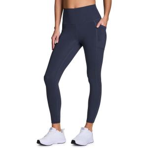 imageRBX Active High Waisted Squat Proof Ankle Length Leggings for Women 78 Yoga Leggings with PocketsVintage Navy