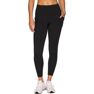 imageRBX Active High Waisted Squat Proof Workout Yoga Leggings with Pockets for WomenDeep Black