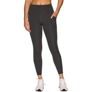 imageRBX Active High Waisted Squat Proof Workout Yoga Leggings with Pockets for WomenGravity Grey