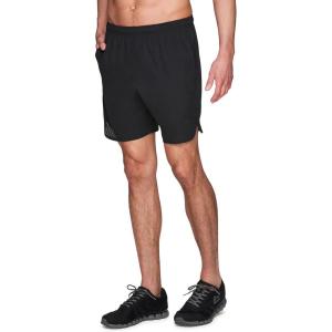 imageRBX Active Mens 9Inch Inseam Stretch Woven Athletic Basketball Gym Shorts with Pockets7inch Black Laser