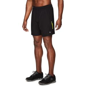 imageRBX Active Mens 9Inch Inseam Stretch Woven Athletic Basketball Gym Shorts with Pockets7inch Black Zip