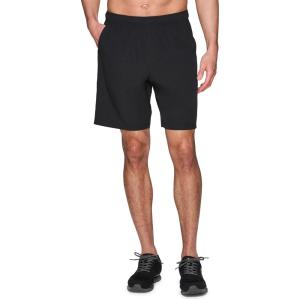 imageRBX Active Mens 9Inch Inseam Stretch Woven Athletic Basketball Gym Shorts with PocketsMesh Insert Black